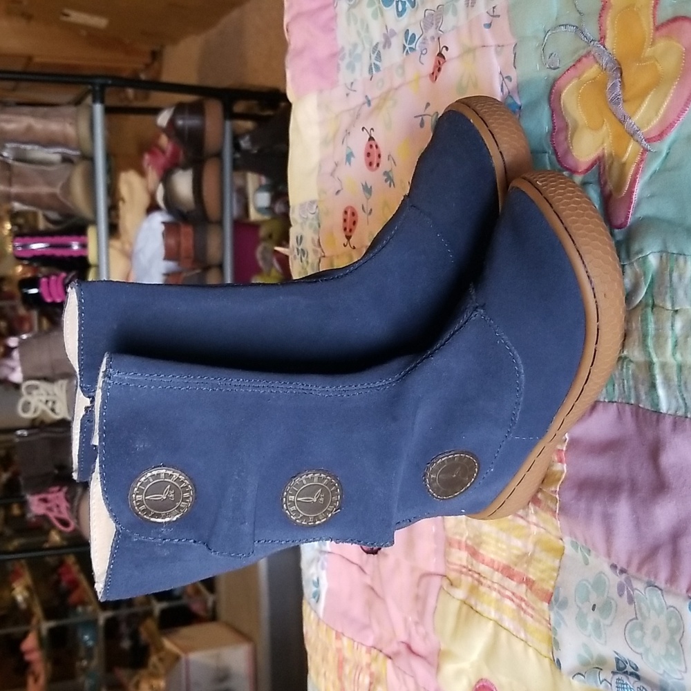 Livie & Luca Beautiful Blue Tiempo boots. Size 8. Excellent Condition. - Picture 2 of 12